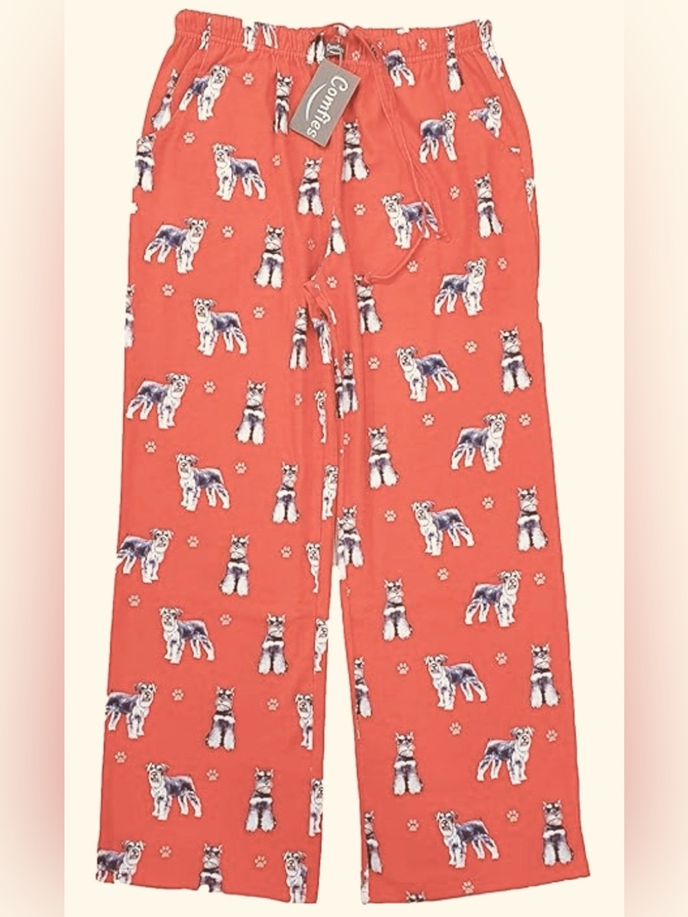 Schnauzer Pajama Pants by Comfies, size large, unisex